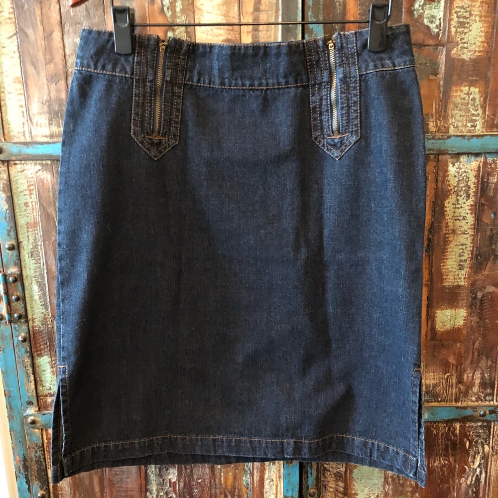 DKNY denim skirt